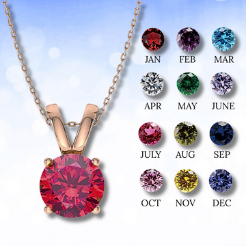 ZENA BIRTHSTONE NECKLACE