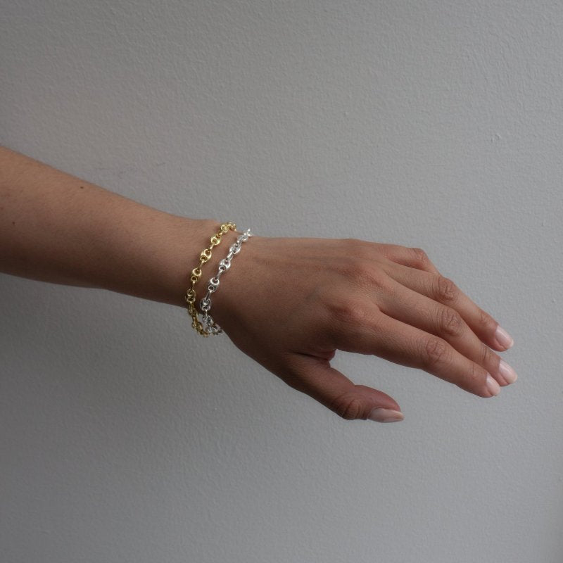 PUFFED LINK BRACELET