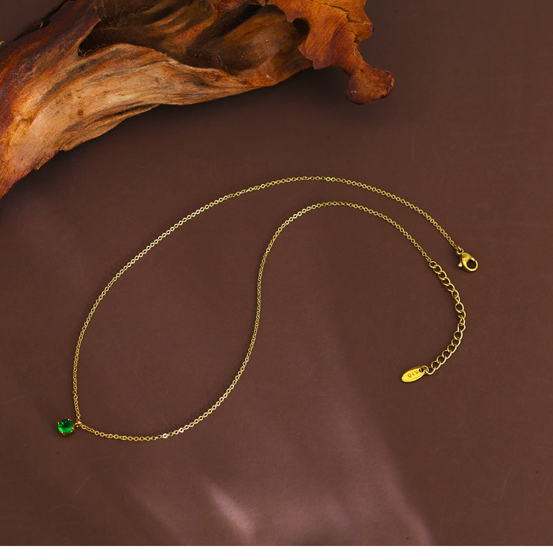 MEMORY BIRTHSTONE NECKLACE