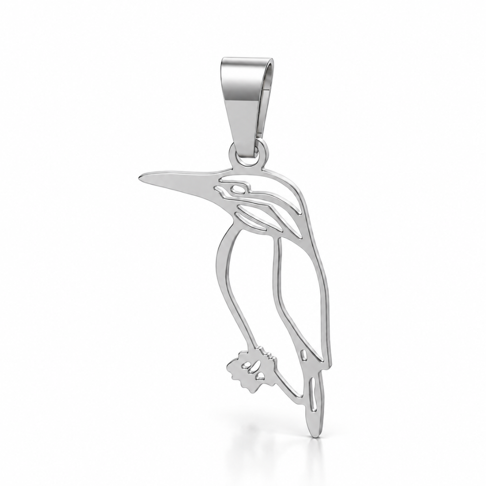 August Woodpecker Pendant
