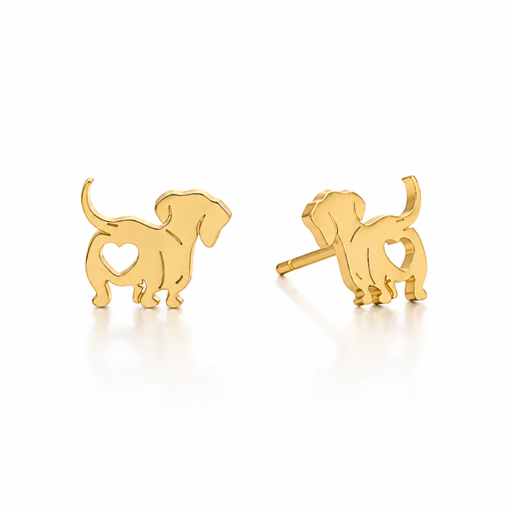 Corgi Love Studs