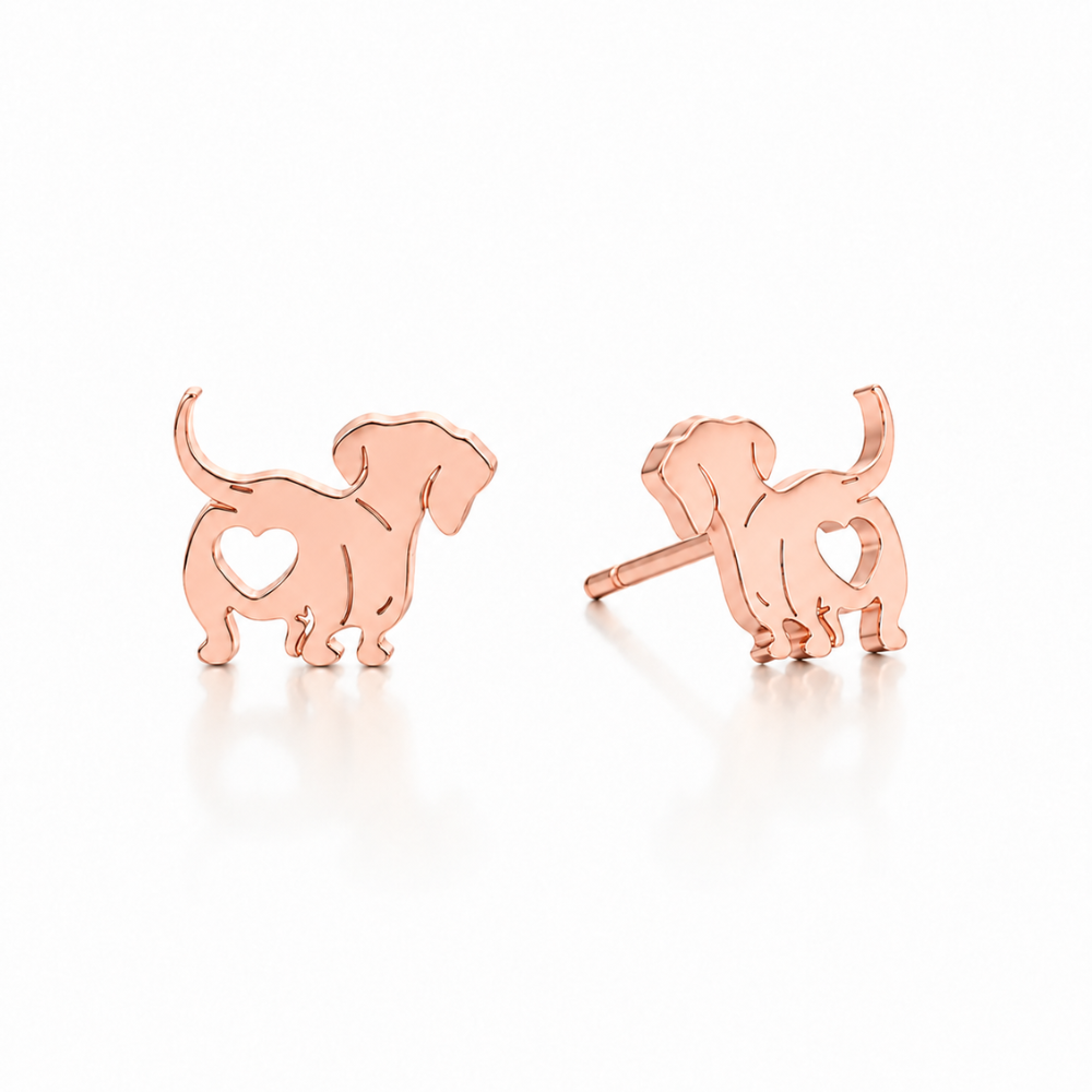 Corgi Love Studs
