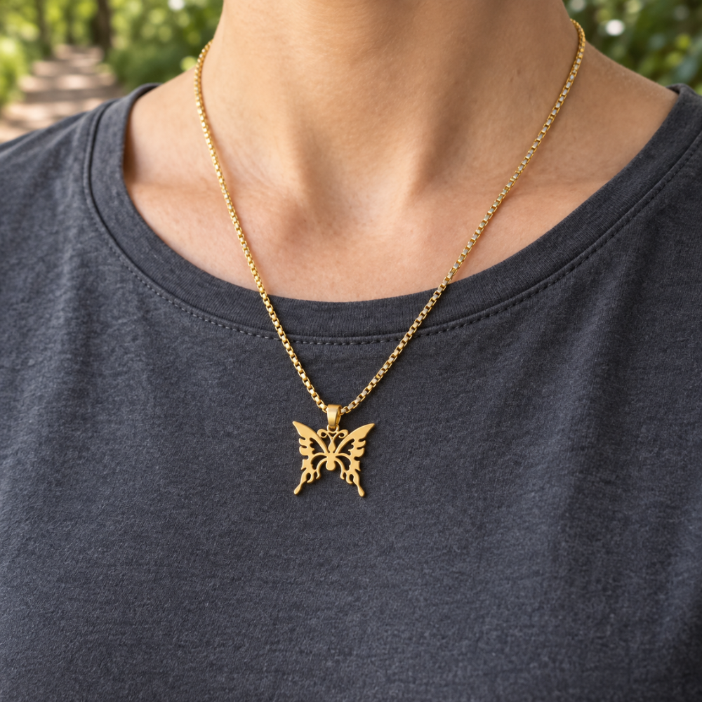 Luna Butterfly Necklace