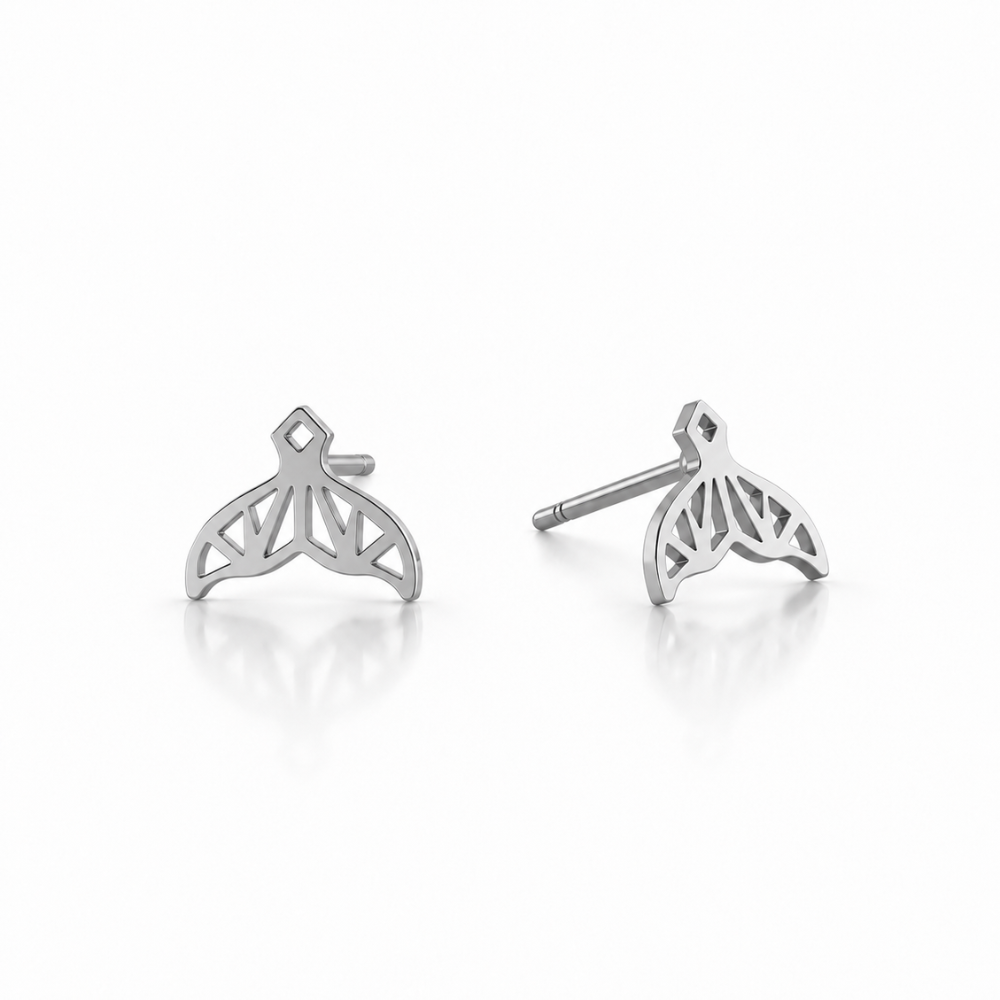 Whale Tail studs