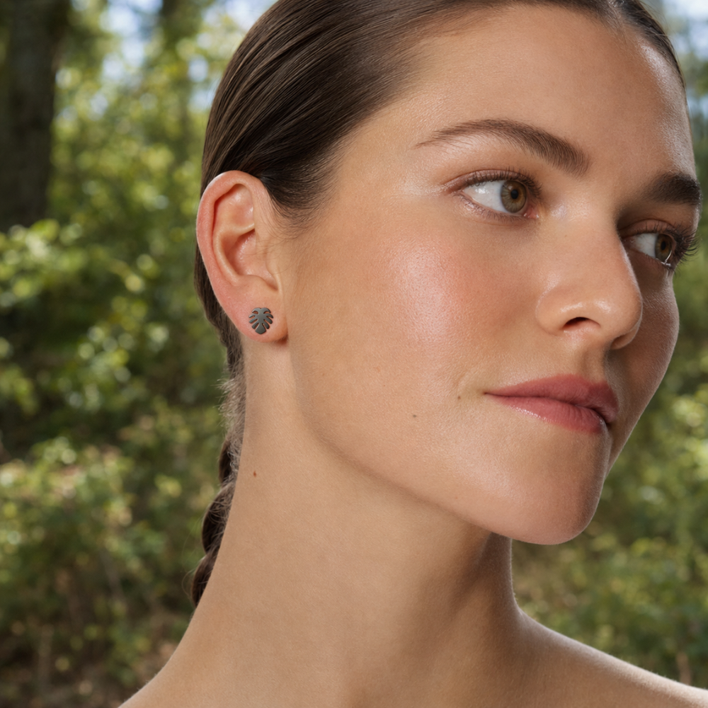 Tropical Leaf Studs