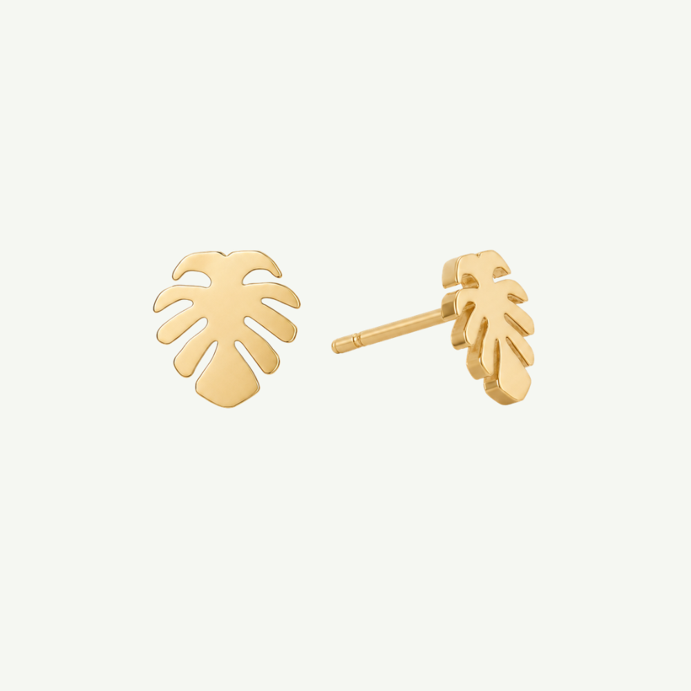 Tropical Leaf Studs