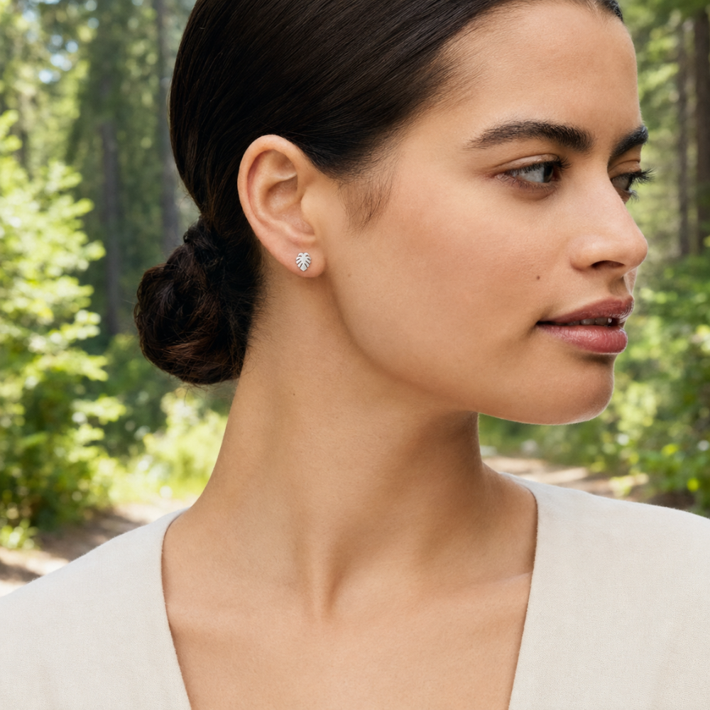 Tropical Leaf Studs