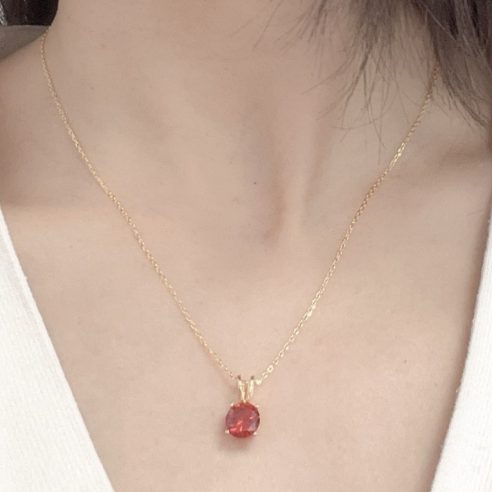 ZENA BIRTHSTONE NECKLACE