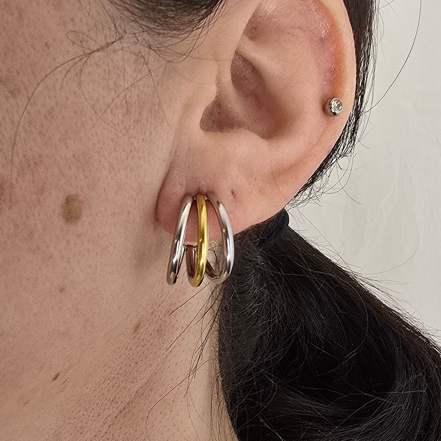 STELLAR THREE TONE STUDS
