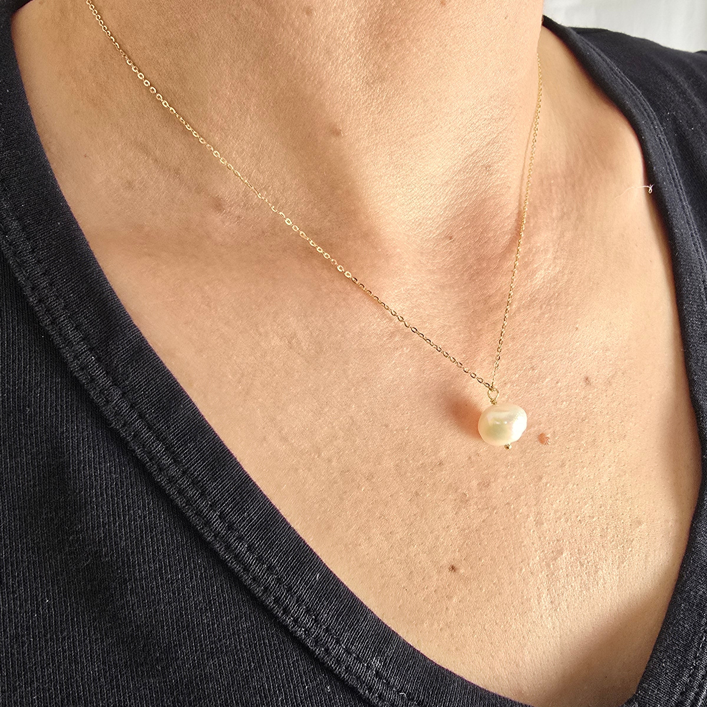 PEARL DROP NECKLACE